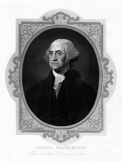 George Washington, primeiro presidente dos Estados Unidos, século XIX de Unbekannt