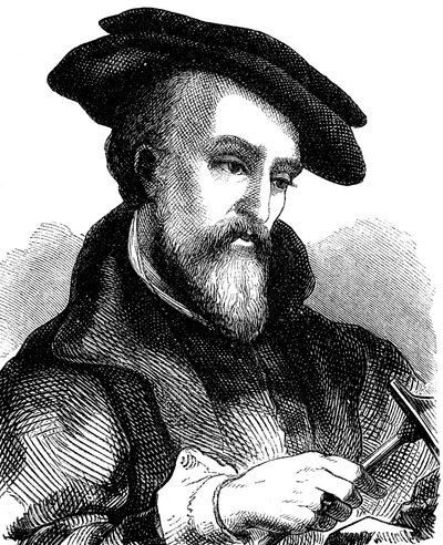Georgius Agricola 1494-1555, médico alemão, mineralogista e metalúrgico, 1881 de Unbekannt