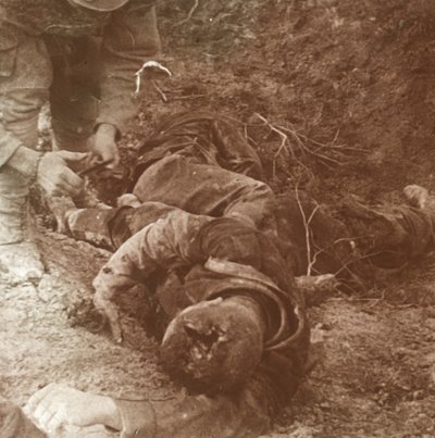 Corpo alemão, Champagne, norte da França, 1915 de Unbekannt