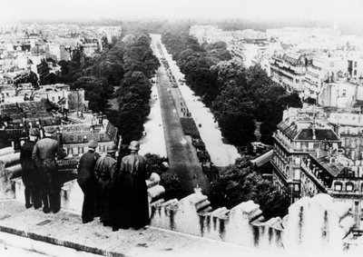 Desfile militar alemão em Paris, junho de 1940 de Unbekannt