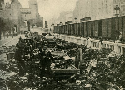 Marinheiros alemães em Antuérpia, Bélgica, Primeira Guerra Mundial, 1914, c1920. de Unbekannt