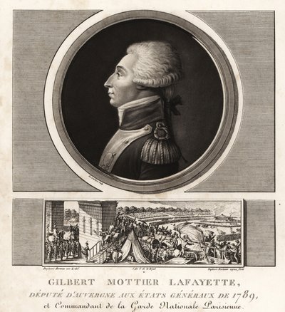 Gilbert Mottier Lafayette, deputado de Augergne aos Etats Generaux de Unbekannt