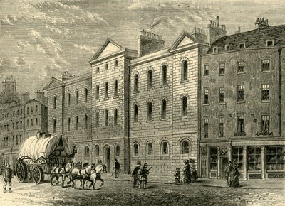 Contagem da rua Giltspur, 1840, c1872. de Unbekannt