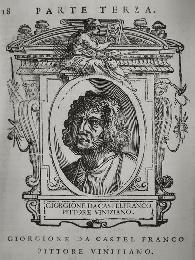 Giorgione. De: Giorgio Vasari, A vida dos mais excelentes pintores, escultores e arquitetos italianos, 1568 de Unbekannt