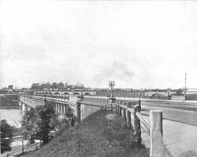 Ponte da Avenida Girard, Filadélfia, EUA, c1900. de Unbekannt