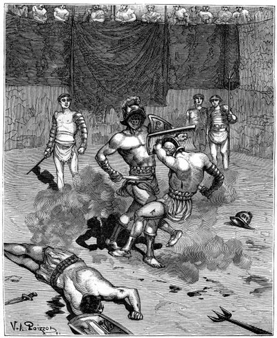 Combate gladiador, 1882-1884 de Unbekannt