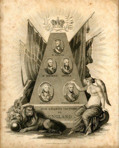 Deus concede vitória à Inglaterra, 1816. de Unbekannt