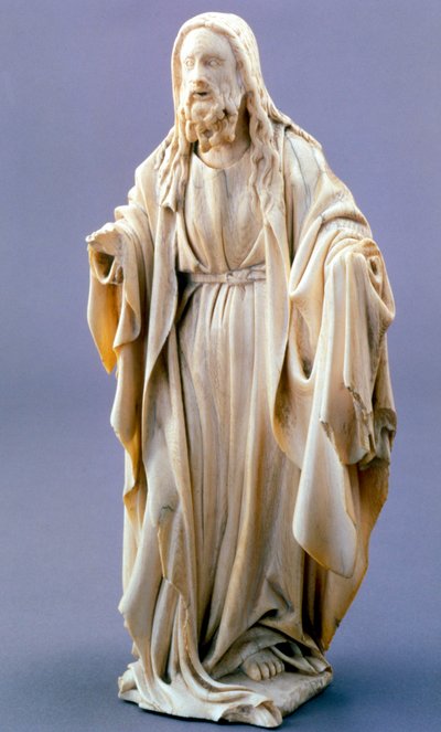 Deus Pai, marfim flamengo anônimo, 1400-1425 de Unbekannt