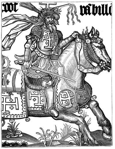 Godfrey de Bouillon, cruzado francês do século XI, século XV de Unbekannt