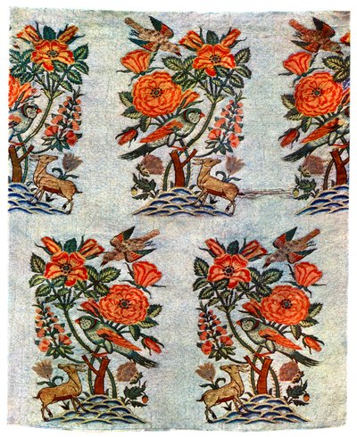 Brocado de ouro e prata de Isfahan, Irã, início do século XVII, 1931 de Unbekannt