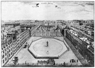 Praça Dourada, Londres, século 18 1907 de Unbekannt