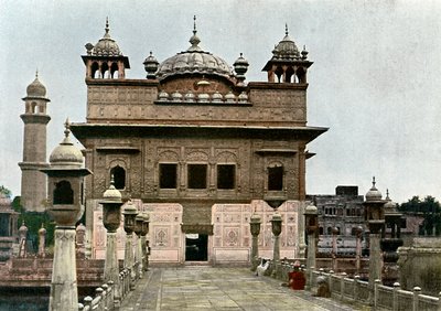 Templo Dourado, Amritsar, Punjab, Índia, c1890 de Unbekannt