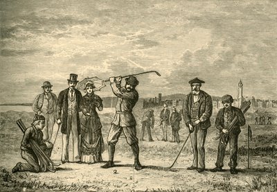 Golfe nos links, 1898. de Unbekannt