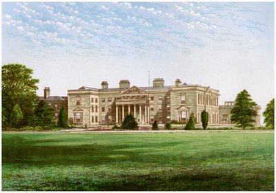 Gopsal Hall, Leicestershire, casa de Lord Howe, c1880 de Unbekannt