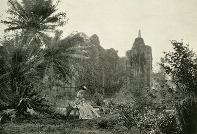 Ruína gótica no jardim Barrackpore, c1870, 1925. de Unbekannt