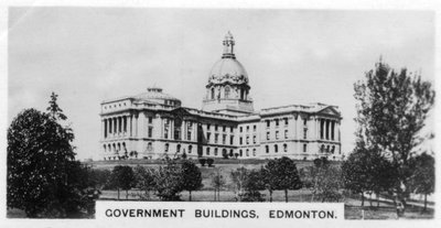 Prédios governamentais, Edmonton, Alberta, Canadá, c1920s de Unbekannt