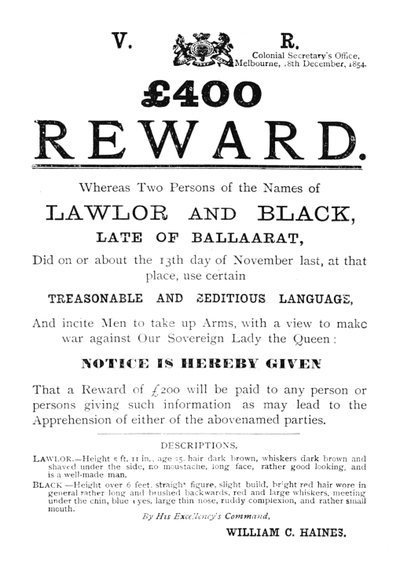 Aviso do governo - para Lawlor e Black, c1854, 1902 de Unbekannt