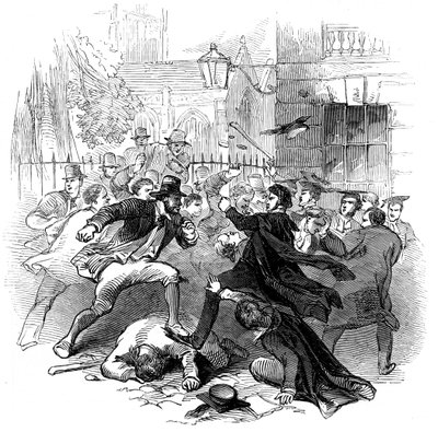 Linha do vestido e da cidade, Oxford, 15 de novembro de 1845 de Unbekannt