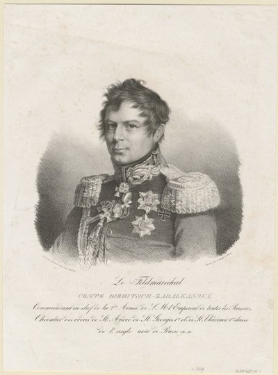 Graf Ivan Ivanovich Diebitsch-Zabalkansky, 1829 de Unbekannt