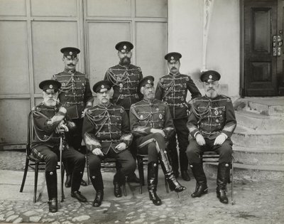 Grão-Duque Grão-Duque Nicholas Nikolaevich, o Velho da Rússia, Príncipe Vasilchikov e Conde Voron de Unbekannt