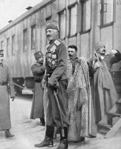 Grão-Duque Nikolai Nikolaevich, general da Primeira Guerra Mundial da Rússia, de 16 a 17 de março de 1917 de Unbekannt