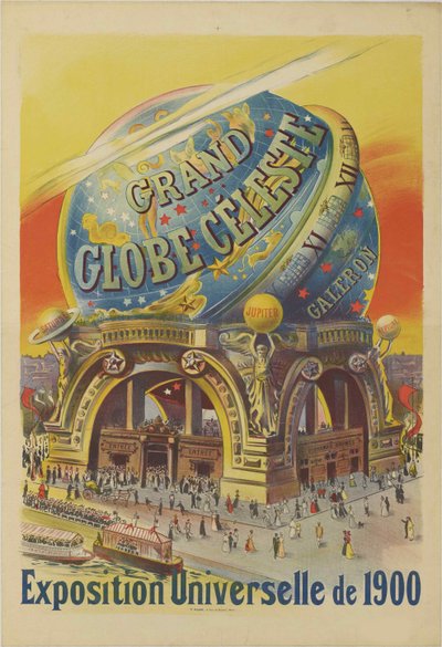 Grande globo celeste. Exposição Universal de 1900, 1900. de Unbekannt