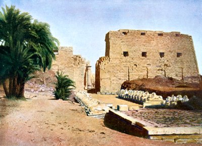 Grande Templo de Amon-Re, Karnak, Luxor, Egito, Século 20 de Unbekannt