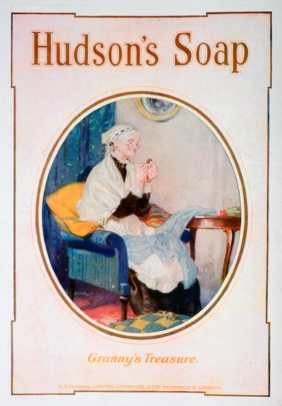 Grannys Treasure, anúncio de sabão de Hudsons, 1918 de Unbekannt