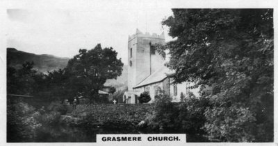 Igreja de Grasmere, local do enterro de Wordsworths, Cumbria, c1920s de Unbekannt
