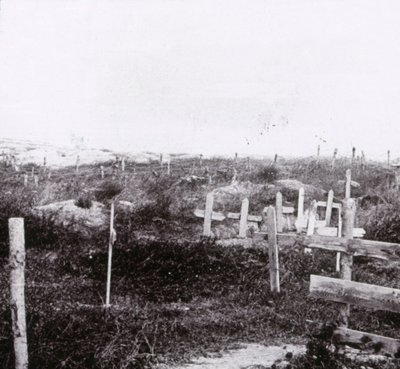 Graves, Massiges, norte da França, c1914-c1918. de Unbekannt