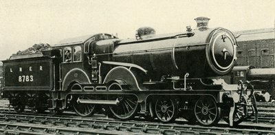 Grande tipo oriental 4-4-0 em libré especial para trens reais, c1930. de Unbekannt