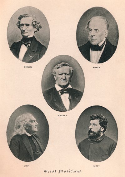 Grandes músicos - Placa II., 1895 de Unbekannt