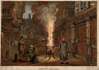 Grande Praga em Londres, 1665 de Unbekannt