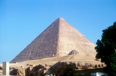 Grande pirâmide de Quéops em Gizé, Egito, dinastia 4, antigo reino, século 26 aC de Unbekannt
