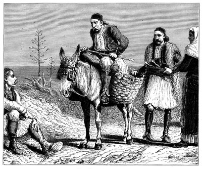 Camponeses gregos, c1890 de Unbekannt