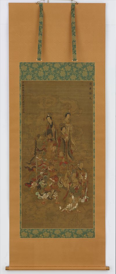 Grupo de Seres Celestiais, período Nanbokucho, séculos XIV-XV. de Unbekannt