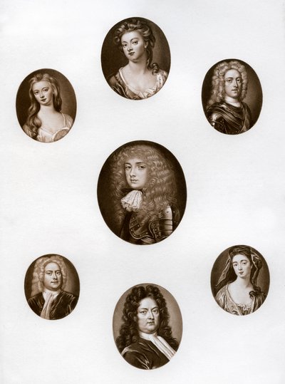 Grupo de retratos, finais do século XVII - início do século XVIII 1906 de Unbekannt