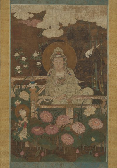 Guanyin como o Bodhisattva dos Nove Lótus, 1593. de Unbekannt