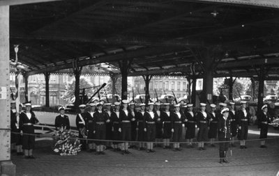 Guarda de Honra de HMS Sirius, Antuérpia, c1946-c1949 de Unbekannt