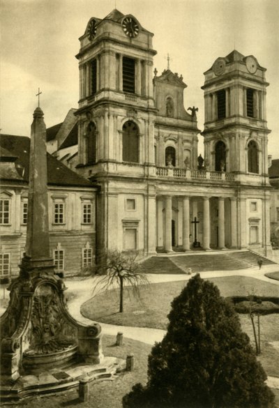 Abadia de Göttweig, Krems, Baixa Áustria, c1935. de Unbekannt