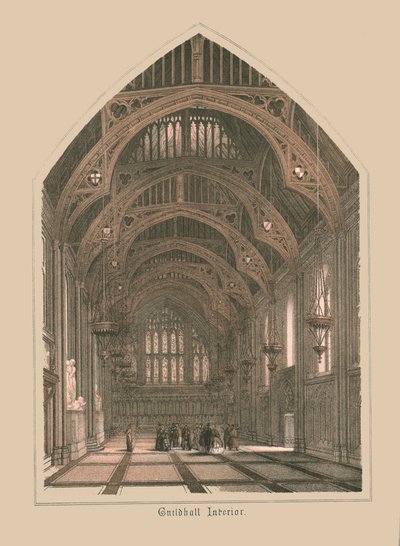 Interior do Salão da Guilda, 1886. de Unbekannt