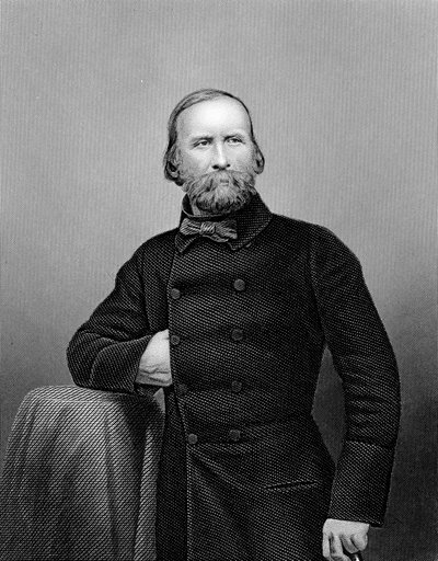 Guiseppe Garibaldi, patriota italiano, 1860 de Unbekannt