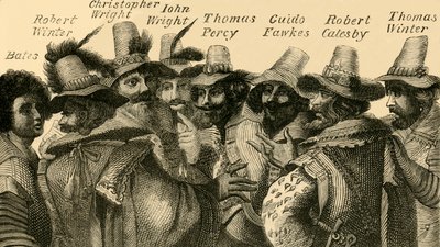 Guy Fawkes e os conspiradores, c1872. de Unbekannt