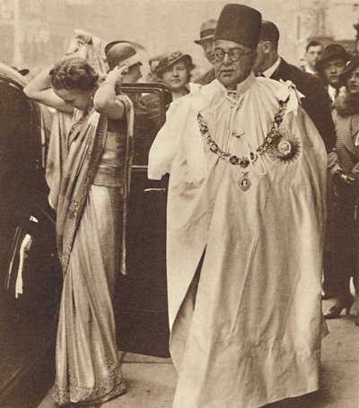 O Príncipe Aga Khan e o Begum Aga Khan, 12 de maio de 1937 de Unbekannt