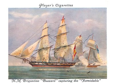 Buzzard de HMBrigantine que captura o formidável, 1936. de Unbekannt
