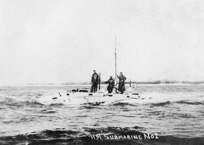 HM Submarino No1, c1908 de Unbekannt