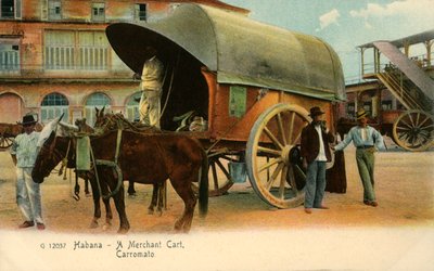 Havana - Um carrinho comercial, Carromato, c1910. de Unbekannt