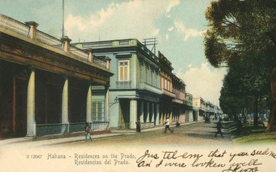Habana - Residências no Prado, 1907. de Unbekannt