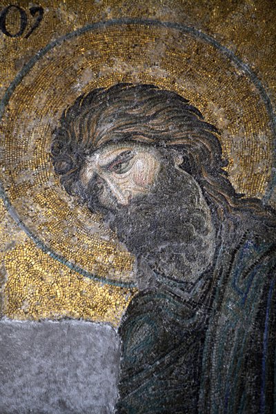 Mosaico Hagia Sophia Deesis - João Batista de Istambul Turquie de Unbekannt