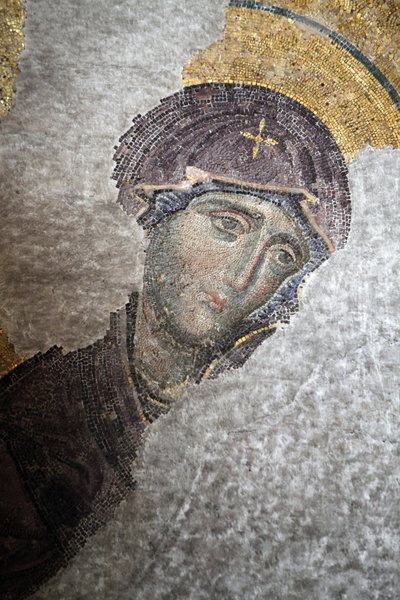 Hagia Sophia Deesis mosaico - Virgem Maria Istambul Turquie de Unbekannt
